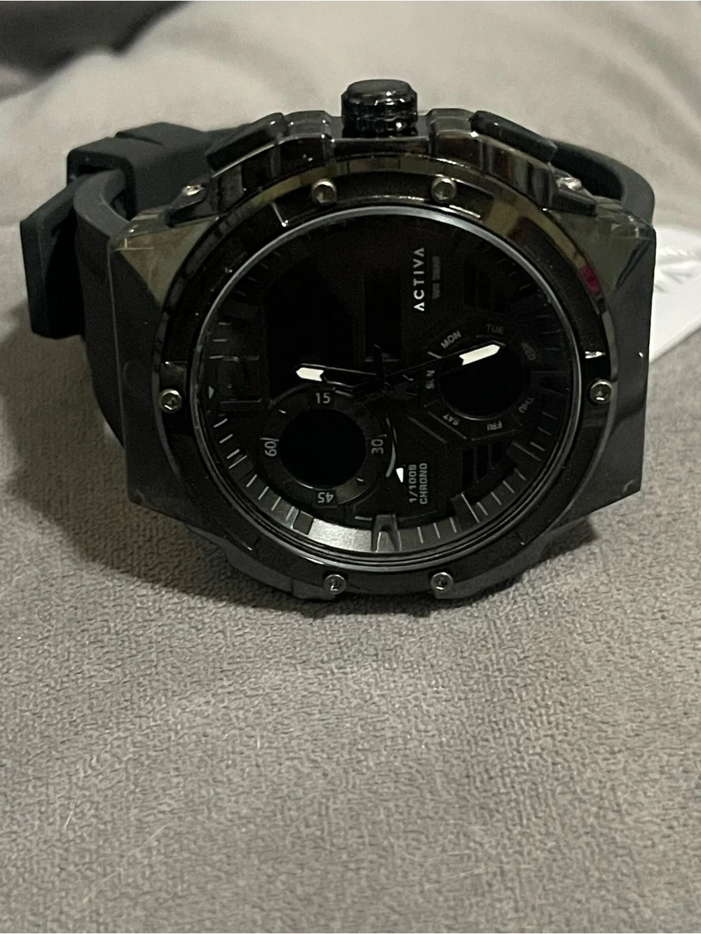 Activa Virtux X Invicta Analog & Digital Men's Watch - 51mm. Black , new